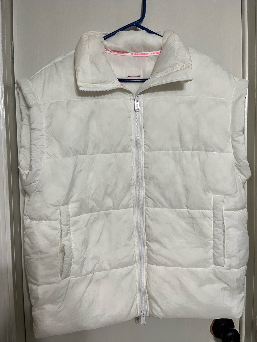 FP Movement by Free People White Quilted Puffer Vest